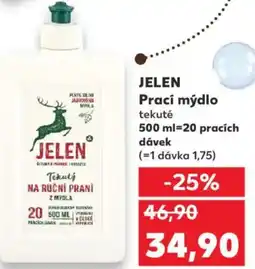Kaufland JELEN Prací mýdlo tekuté nabídka