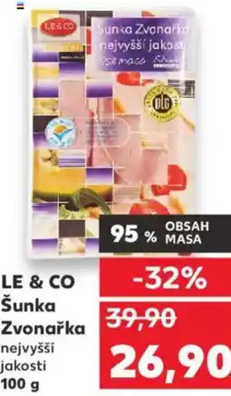 Kaufland LE&CO Sunka Zvonařko nejvyšší jakost nabídka