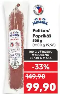 Kaufland Poličan/ Paprikáš nabídka