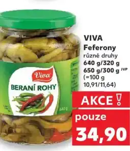 Kaufland VIVA Feferony nabídka