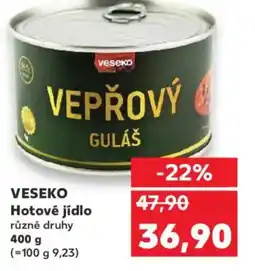 Kaufland VESEKO Hotové jídlo nabídka