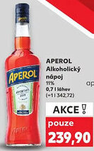 Kaufland APEROL Alkoholický nápoj nabídka