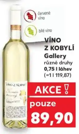 Kaufland VÍNO Z KOBYLÍ Gallery nabídka