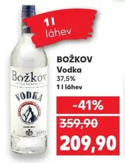 Kaufland BOŽKOV Vodka 37.5% nabídka