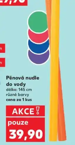 Kaufland Pěnová nudle do vody nabídka
