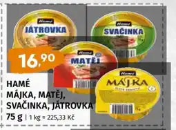 Terno HAMÉ MÁJKA, MATĚJ, SVAČINKA, JÁTROVKA nabídka