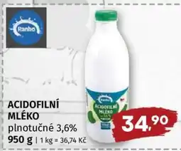 Terno Acidofilní mléko nabídka