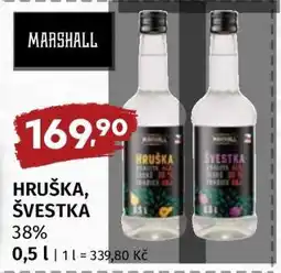 Terno MARSHALL HRUŠKA, ŠVESTKA nabídka