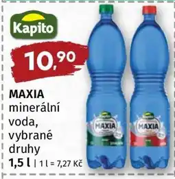 Terno MAXIA minerální voda, vybrané druhy nabídka