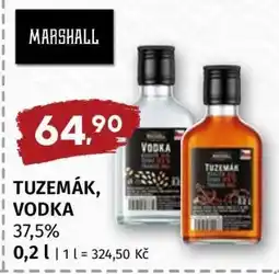 Terno TUZEMÁK, VODKA nabídka