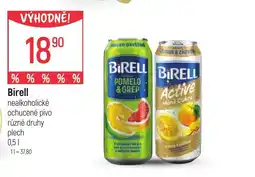 Globus Birell nealkoholické ochucené pivo nabídka