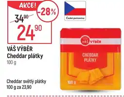 Globus VÁŠ VÝBĚR Cheddar plátky nabídka