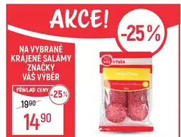 Globus Na vybrané krájené salámy značky váš výběr nabídka