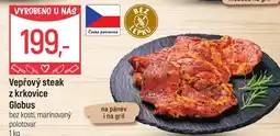 Globus Vepřový steak z krkovice Globus nabídka