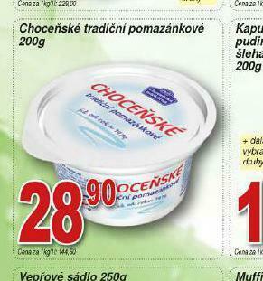 Lidl Choceňské tradiční pomazánkové nabídka