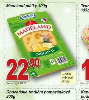 Lidl Madeland plátky nabídka