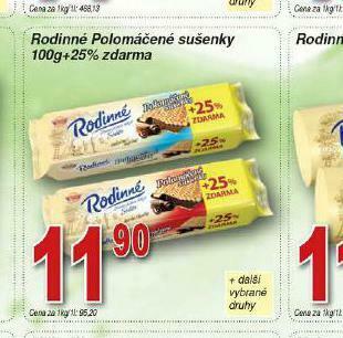 Lidl Rodinné polomáčené sušenky nabídka