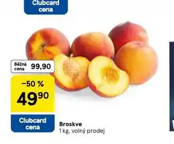 Tesco Broskve nabídka