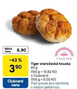 Tesco Tiger staročeská houska nabídka