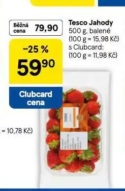 Tesco Jahody nabídka