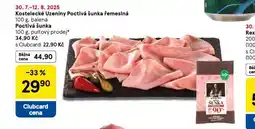 Tesco Poctivá šunka řemeslná nabídka