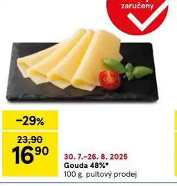 Tesco Gouda nabídka