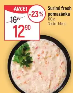Globus Surimi fresh pomazánka nabídka
