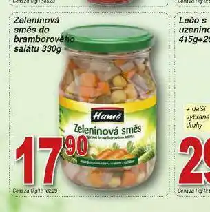 Lidl Hamé zeleninová směs do bramborového salátu nabídka