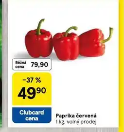 Tesco Paprika červená nabídka