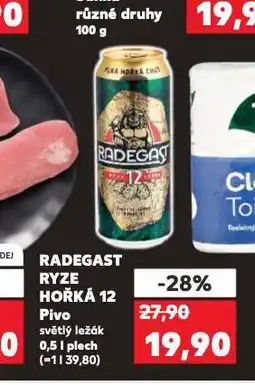 Kaufland Pivo radegast nabídka