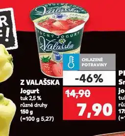Kaufland Smetanový jogurt z valašska nabídka