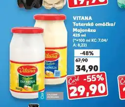 Kaufland Vitana majonéza nabídka