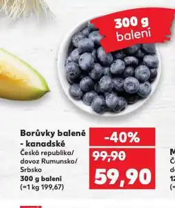 Kaufland Borůvky kanadské nabídka