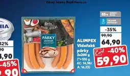 Kaufland Vídeňské párky nabídka