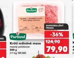 Kaufland Krůtí mělněné maso nabídka