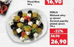 Kaufland Míchané olivy se sýrem nabídka