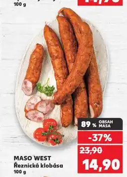 Kaufland Řeznická klobása nabídka