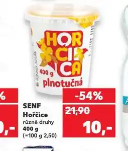 Kaufland Senf hořčice nabídka