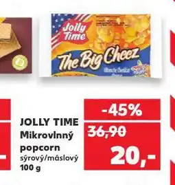 Kaufland Jolly time popcorn nabídka