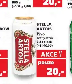 Kaufland Pivo stella artois nabídka