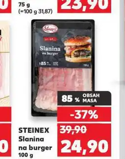 Kaufland Slanina na burger nabídka