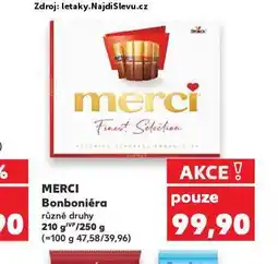 Kaufland Bonboniéra merci nabídka