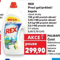 Kaufland Rex prací prostředek nabídka