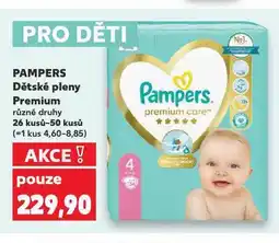 Kaufland Pampers dětské plenky nabídka