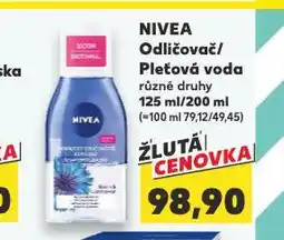 Kaufland Nivea odličovač očí nabídka