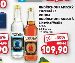 Kaufland Jindřichohradecká vodka nabídka