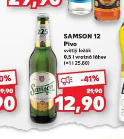 Kaufland Pivo samson nabídka