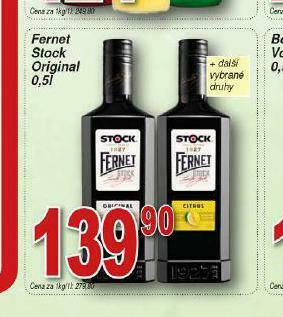 Lidl Fernet stock original nabídka