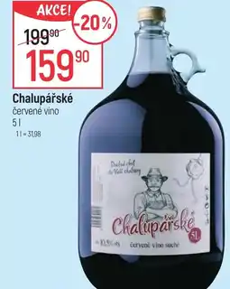 Chalupářské červené víno