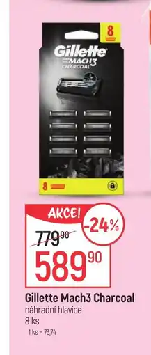 Globus Gillette Mach3 Charcoal nabídka